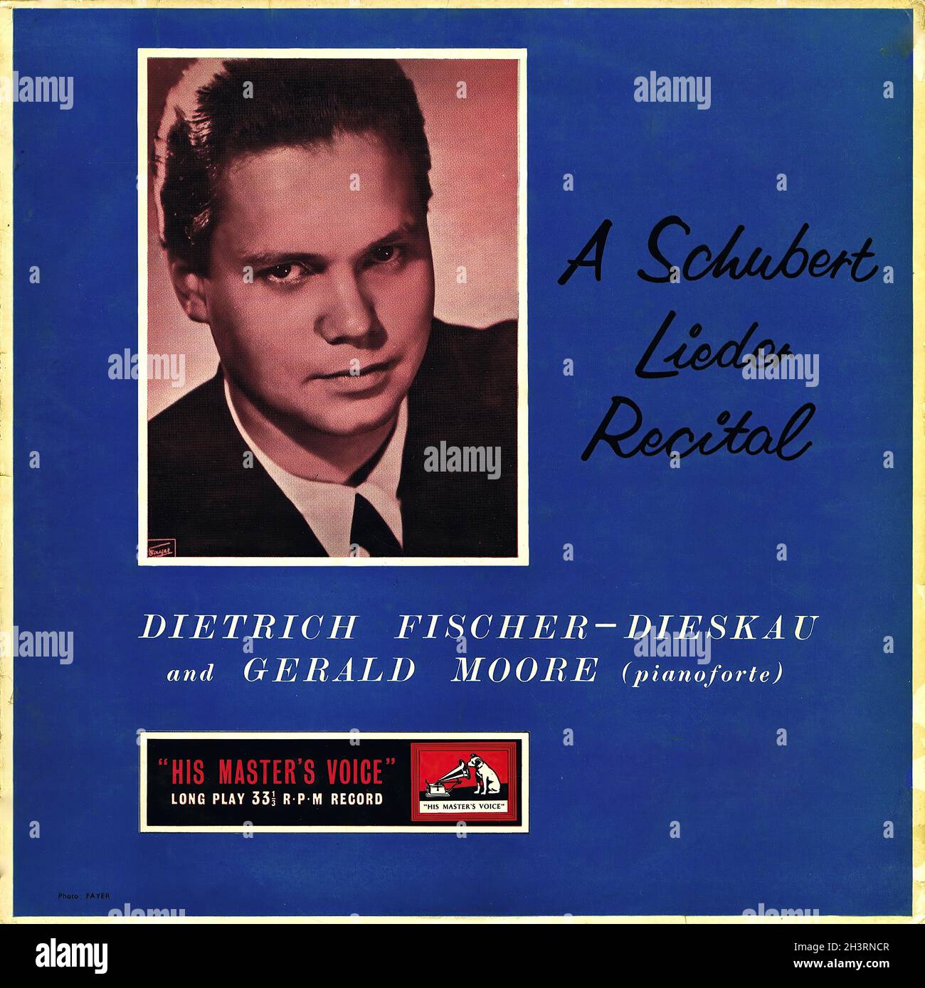 Schubert Lieder Recital - Fischer-Dieskau Moore HMV EMI 1 - Classical ...