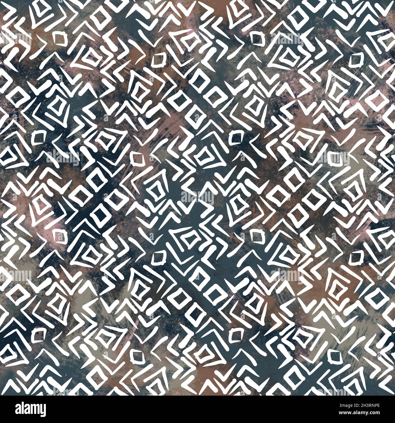 Seamless neutral and white grungy classic abstract surface pattern ...
