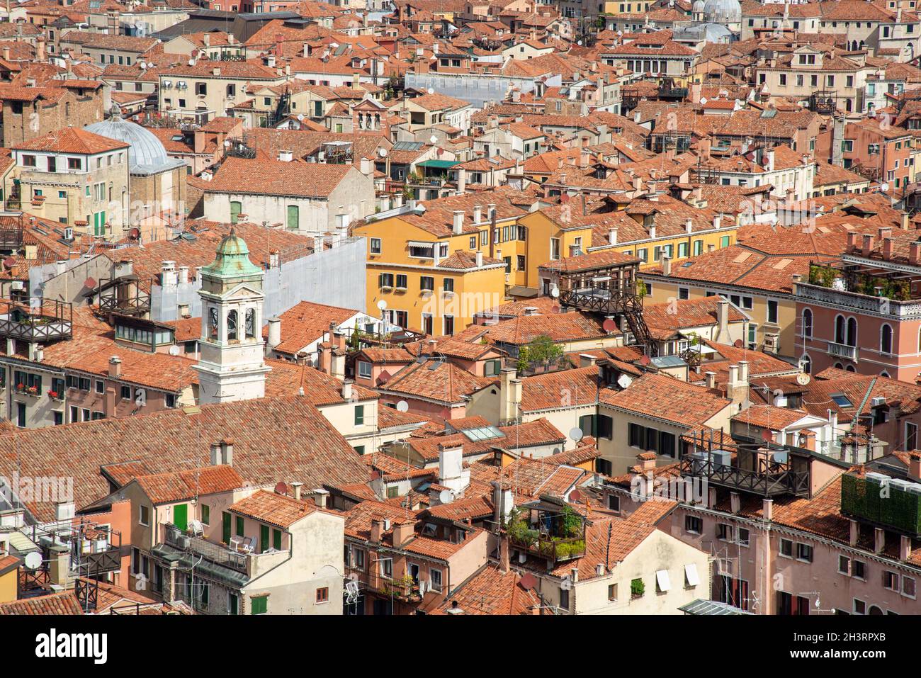 aerial view of rooftops of Venice, Italy Stock Photo - Alamy