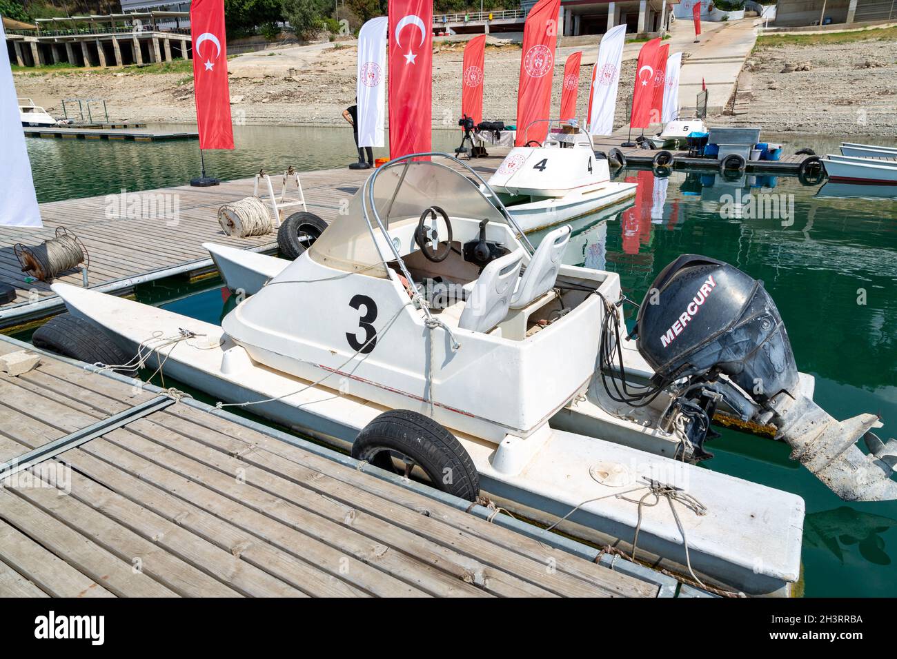 Cukurova University Rowing Team training facility in Adana, southern ...