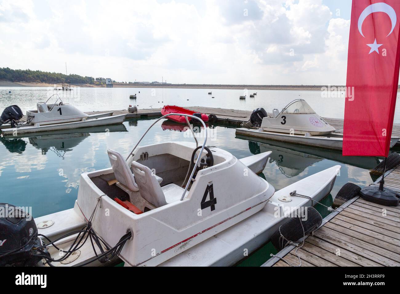 Cukurova University Rowing Team training facility in Adana, southern ...
