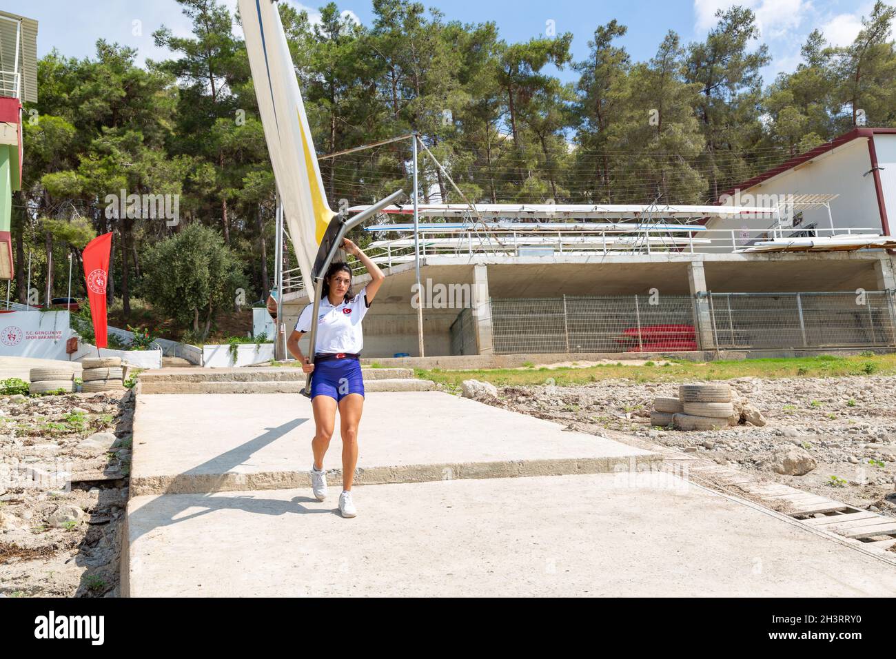 Cukurova University Rowing Team training facility in Adana, southern ...