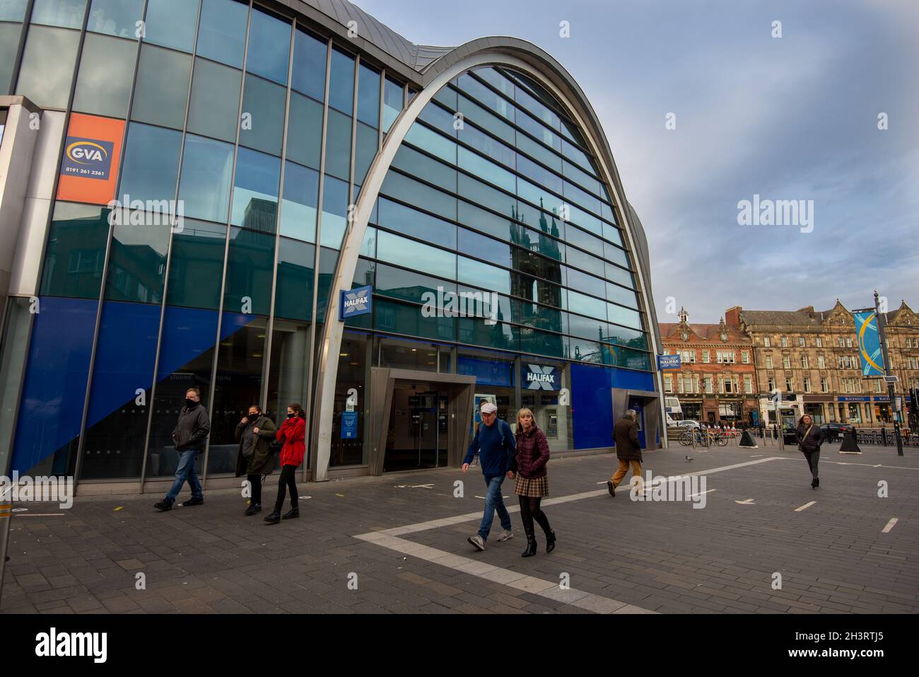 Halifax Building Society, Newcastle Stock Photo Alamy