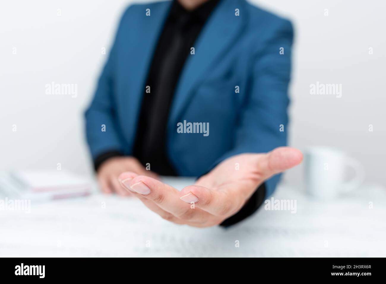 Discussing Important Idea Presenting Explaining Business Plan Designs