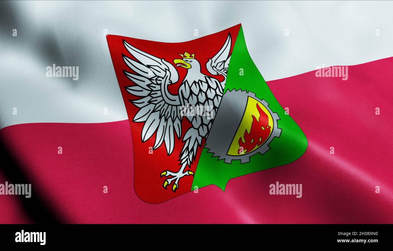 3D Polish flag Stock Photo - Alamy