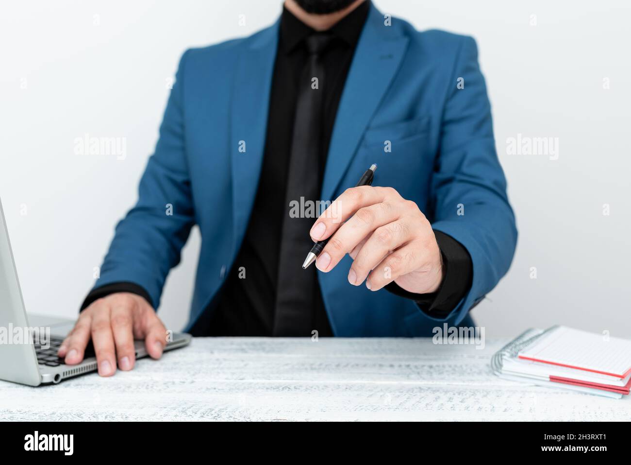 Remote Office Work Online Presenting Business Plan Designs Discussing Important Idea Job Interview Ideas Global Connectivity Com Stock Photo