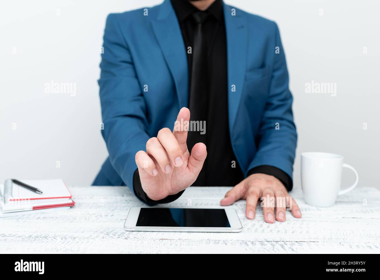 Presenting Communication Technology Smartphone Voice Video Calling Writing Important Notes Job Interview Ideas Global Connectivi Stock Photo