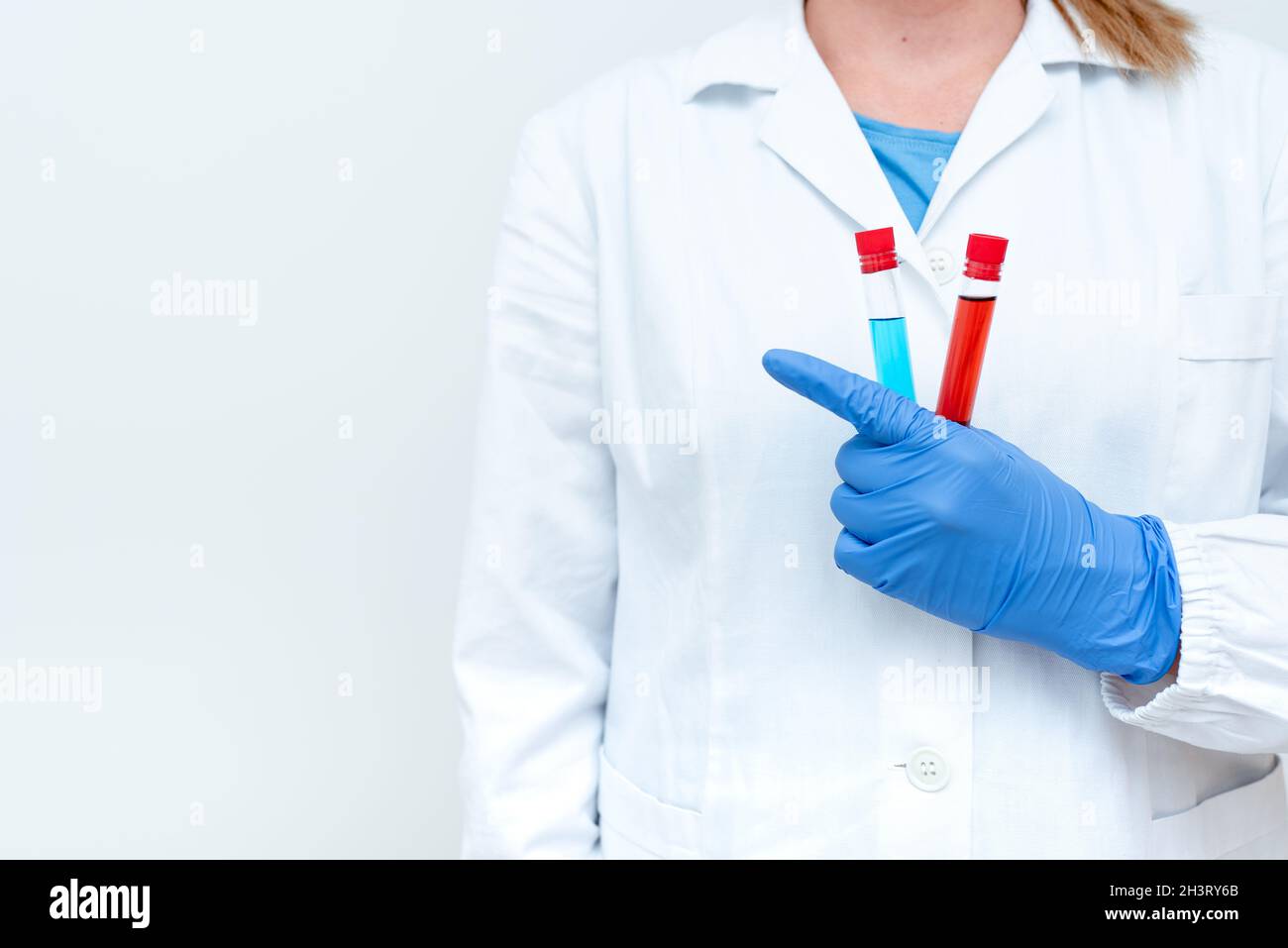 Testing Medicine Vaccine Virus Infection Laboratory Trial Tests Performing Experiment Presentations Science Discussions Occupati Stock Photo