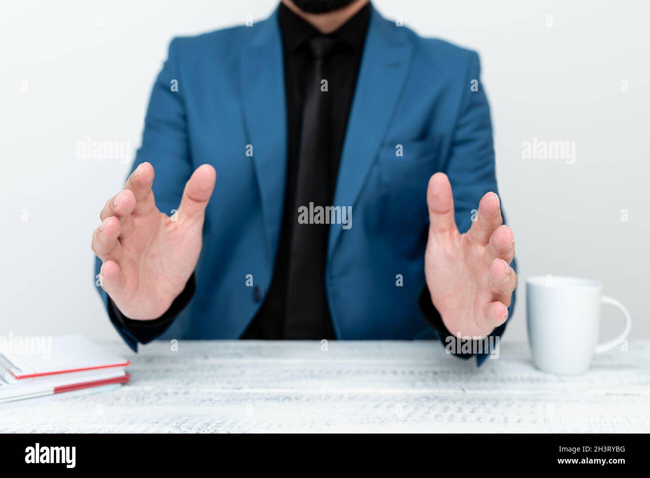 Discussing Important Idea Presenting Explaining Business Plan Designs