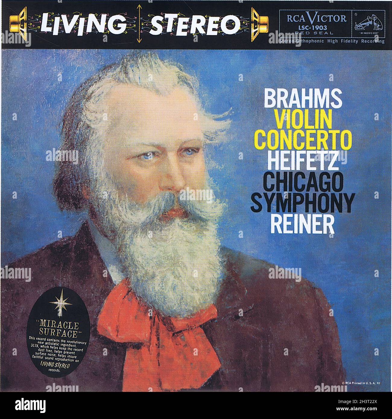 Brahms Violin Concerto Heifetz Reiner RCA Living Stereo CD