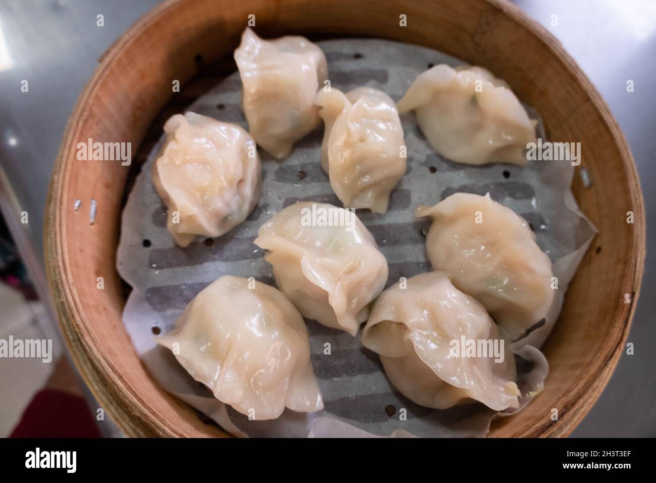 Chinese steamed jiaozi Stock Photo Alamy