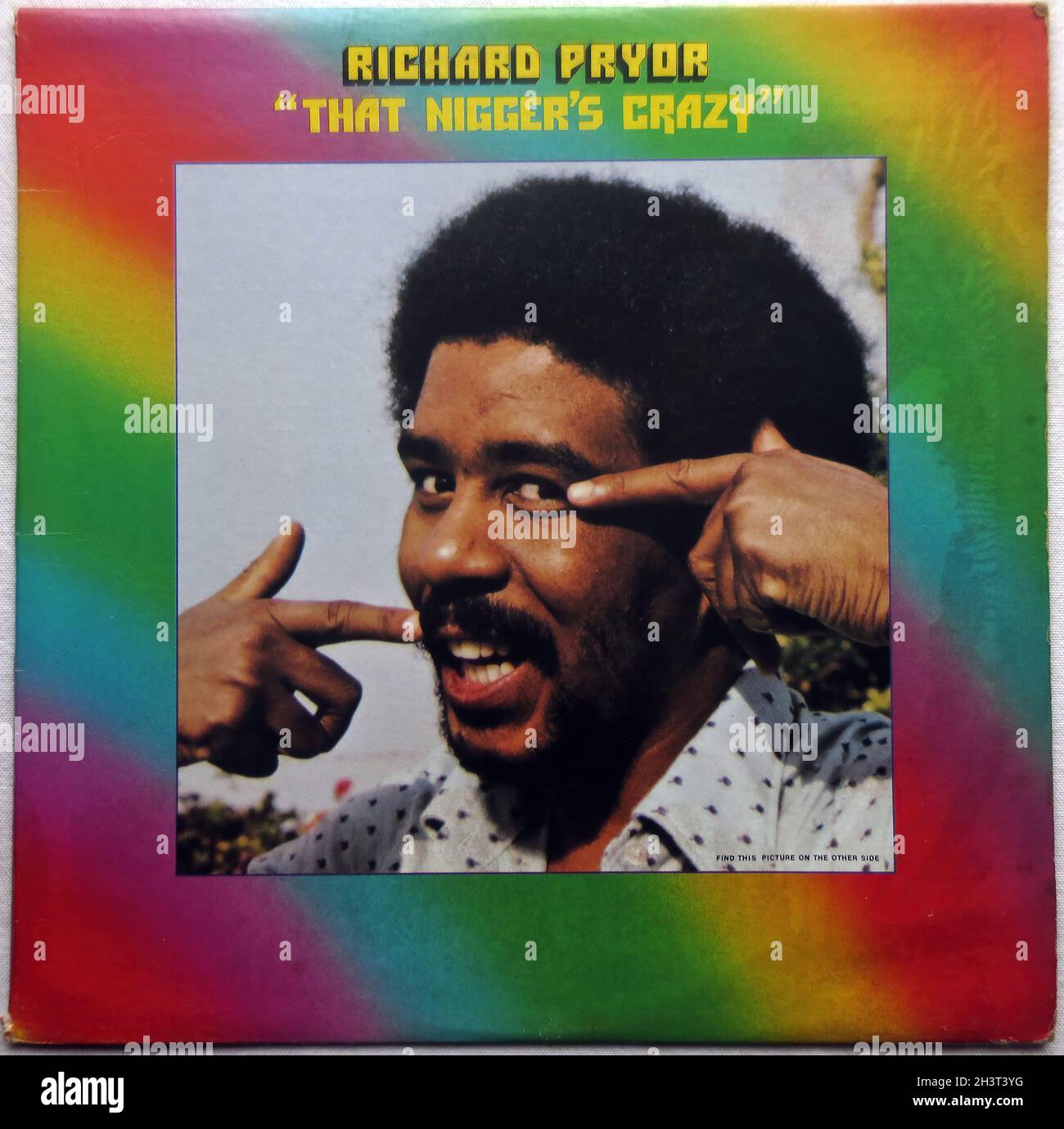 1970s  - Richard Pryor Lp - Original Vinyl Record Stock Photo
