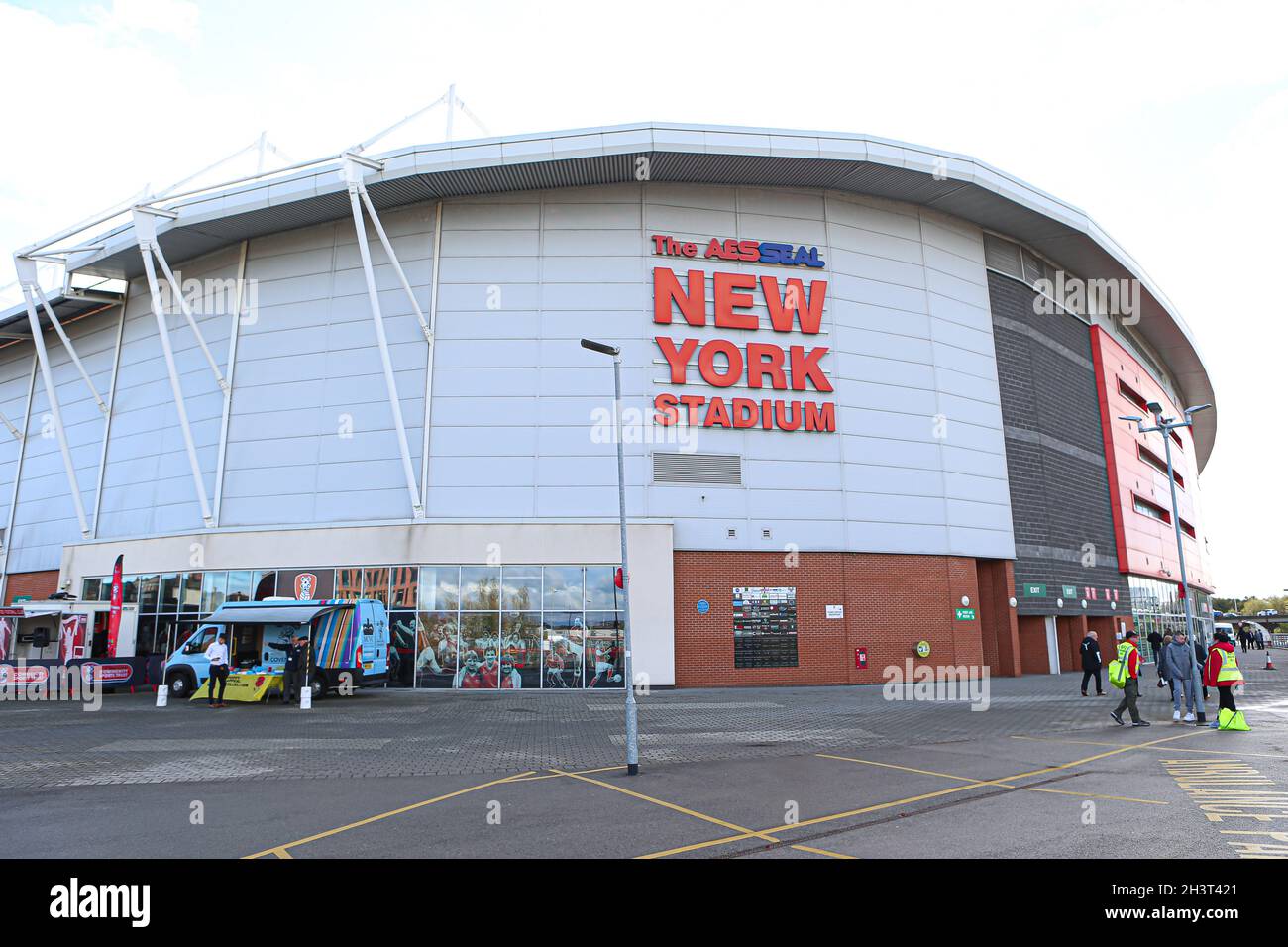 The New York Stadium ahead of the Sky Bet League 1 match between Rotherham United and Sunderland at the New York Stadium, Rotherham on Saturday 30th October 2021. Stock Photo
