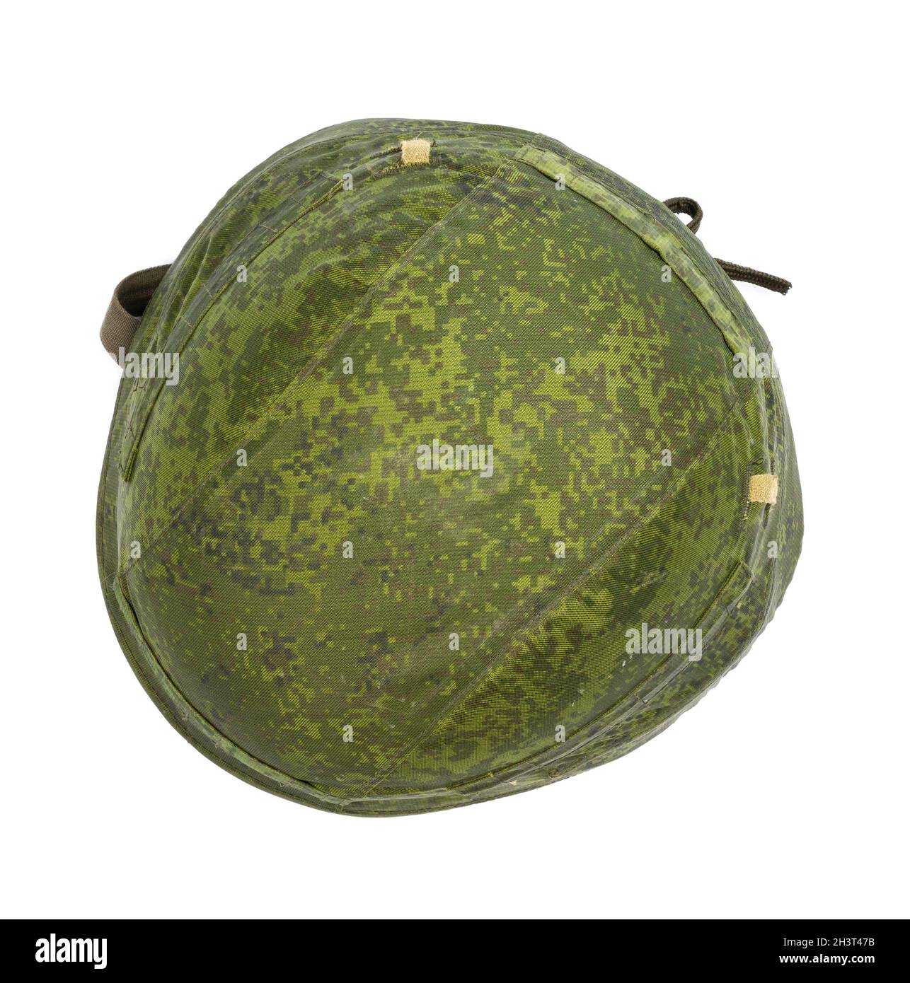 Camouflage military helmet isolated on white background Stock Photo - Alamy
