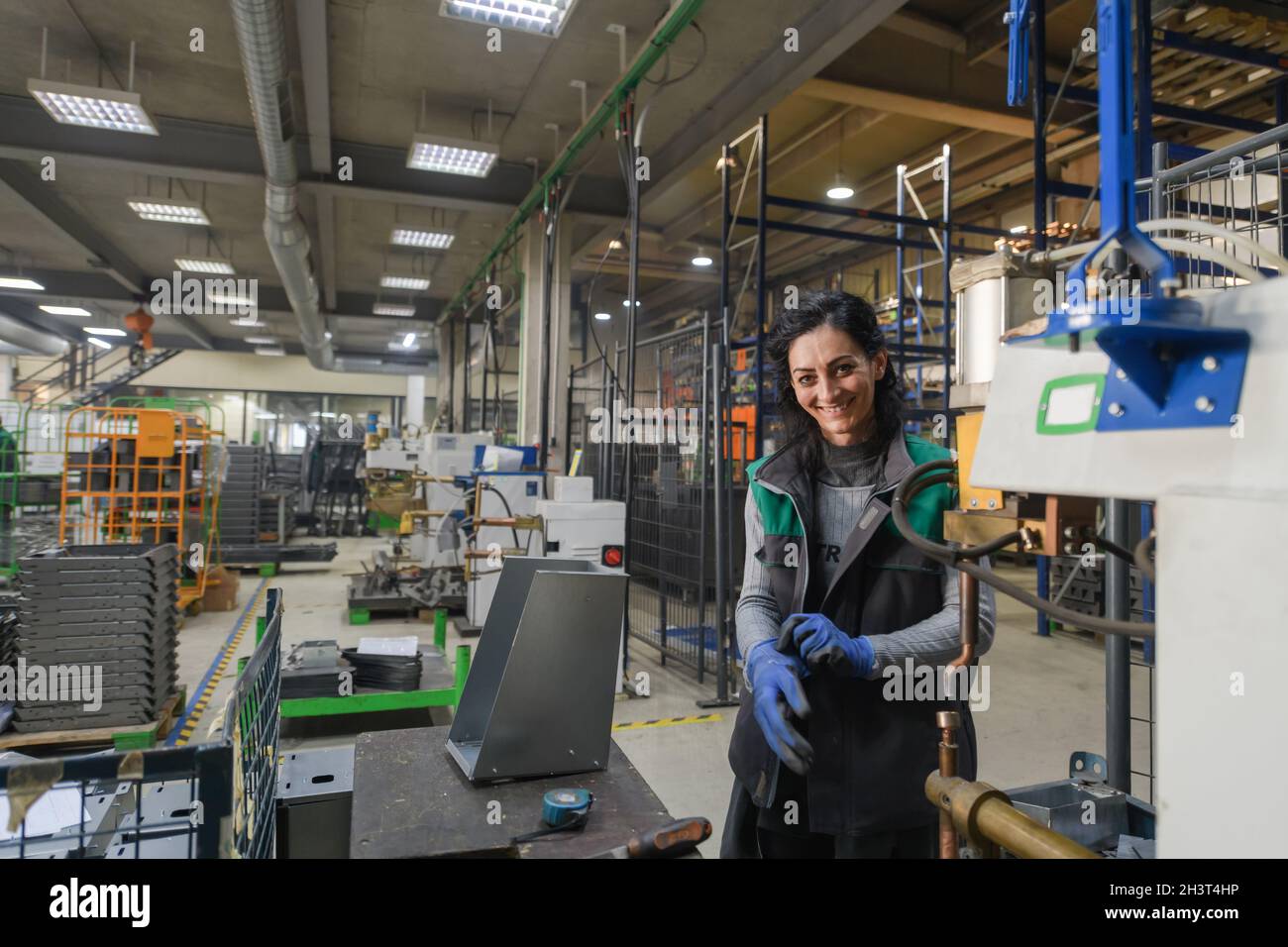 Woman heavy equipment operator hi-res stock photography and images - Alamy