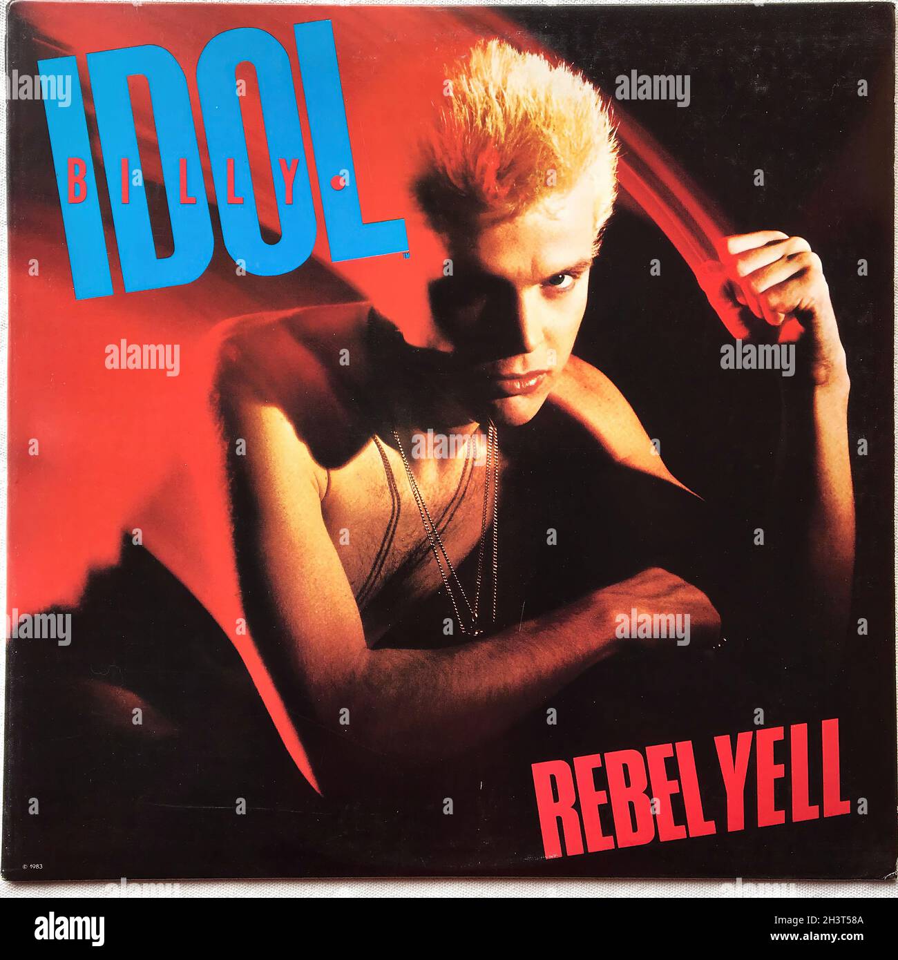 Billy Idol - 1980s - Original Vinyl Record 01 Stock Photo