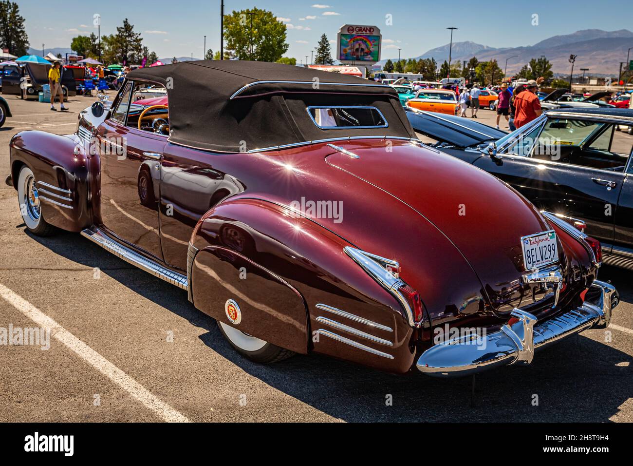 Reno, NV August 4, 2021 1941 Cadillac Series 62 Convertible at a