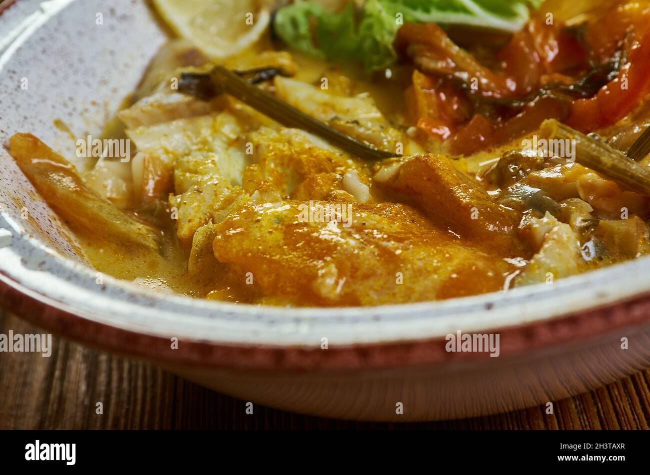 Dominican-Style Coconut Cod Stew, northern Dominican recipe Stock Photo ...