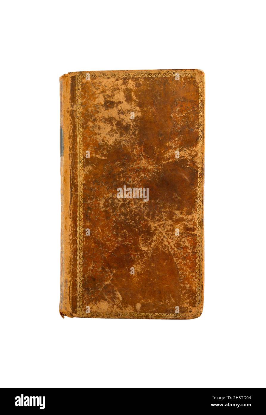 Old book on white background Stock Photo
