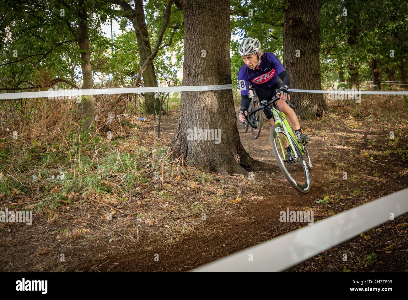 Cyclocross race event, Middlesbrough, Cleveland, England, UK, GB, Europe. Stock Photo