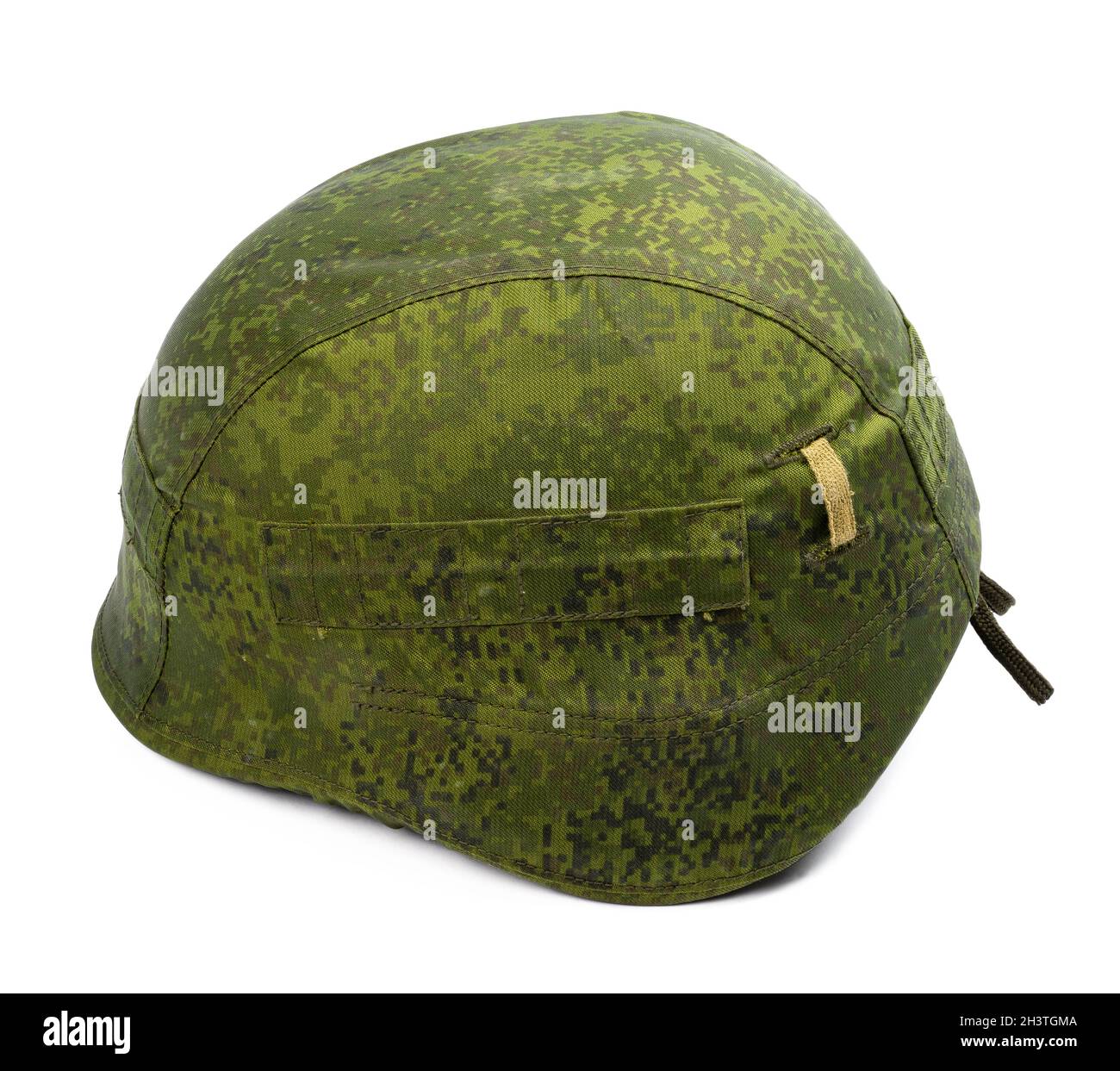 Camouflage military helmet isolated on white background Stock Photo - Alamy