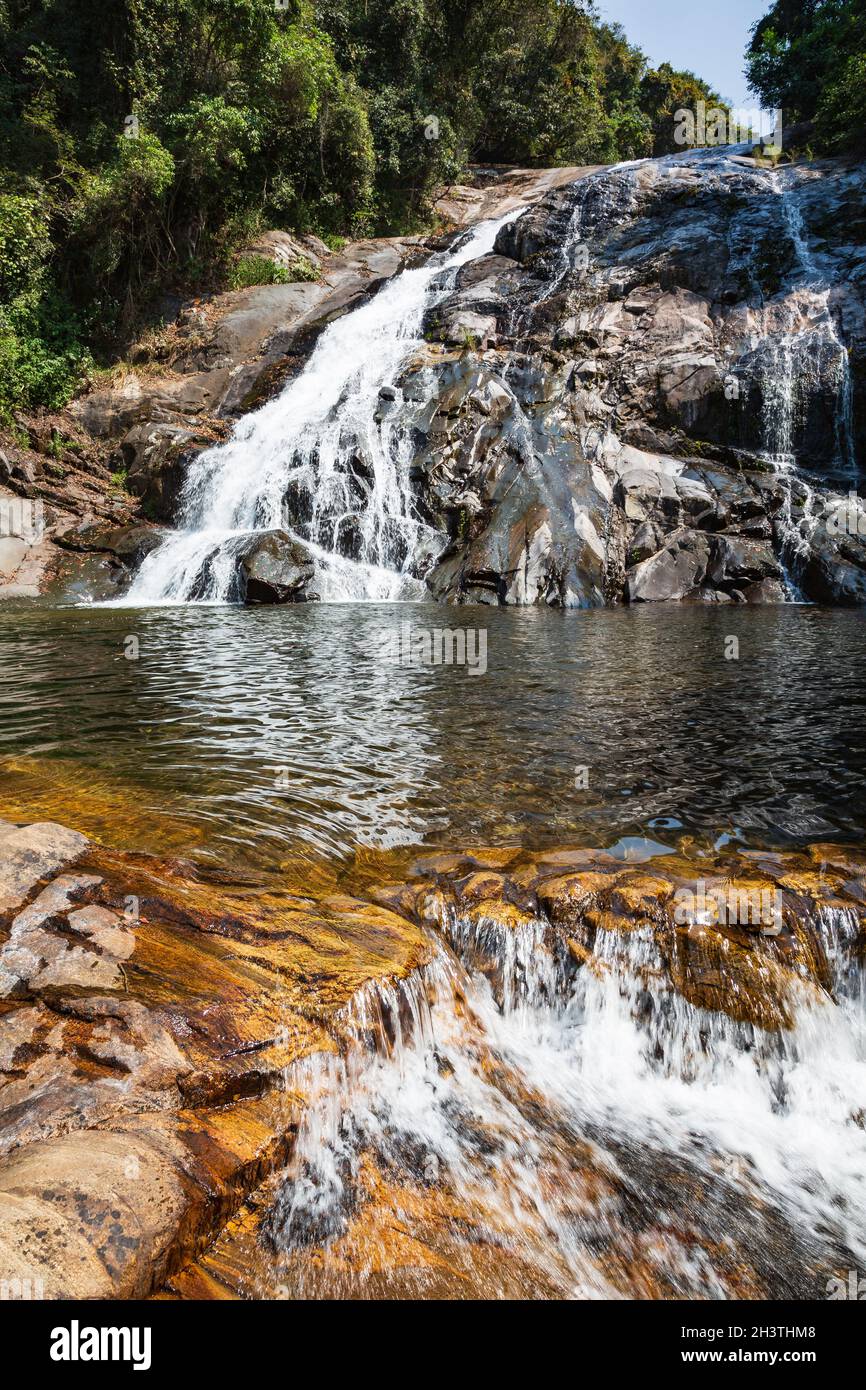 Debegeni Falls at foot of Magoebaskloof near Tzaneen, Limpopo, South Africa Stock Photo