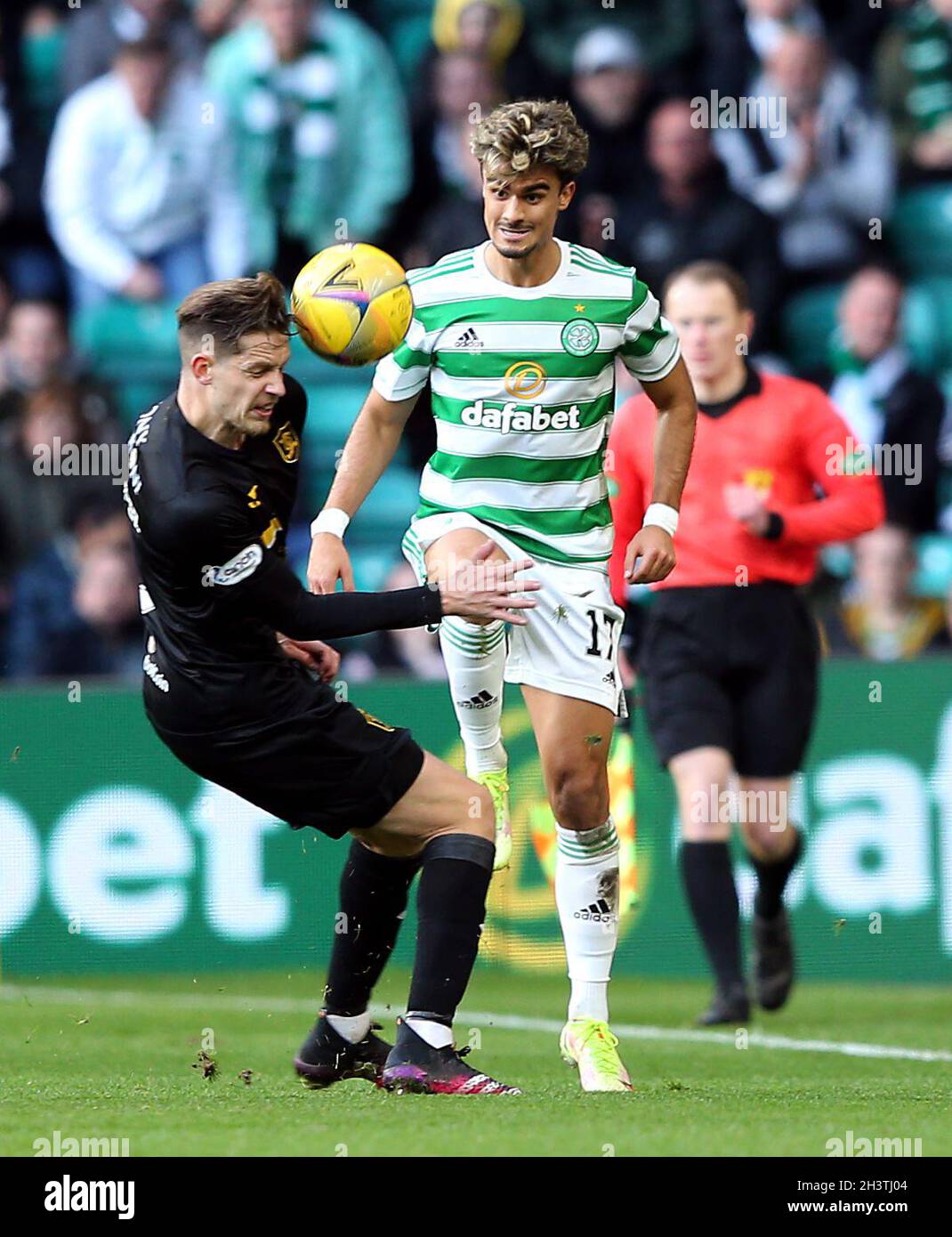 Celtic’s Joao Pedro Jota in action during the cinch Premiership match ...