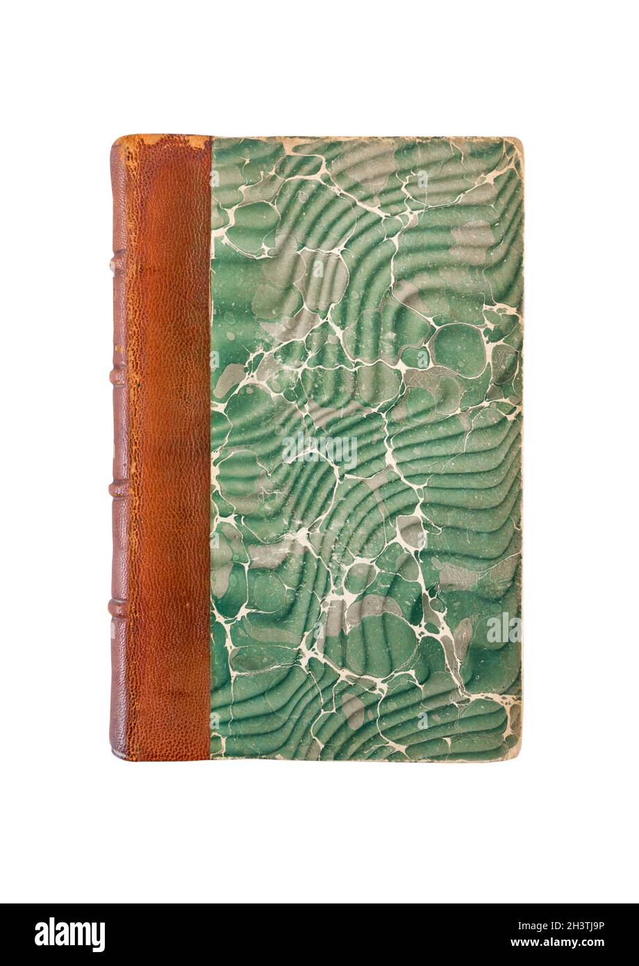 Old book on white background Stock Photo
