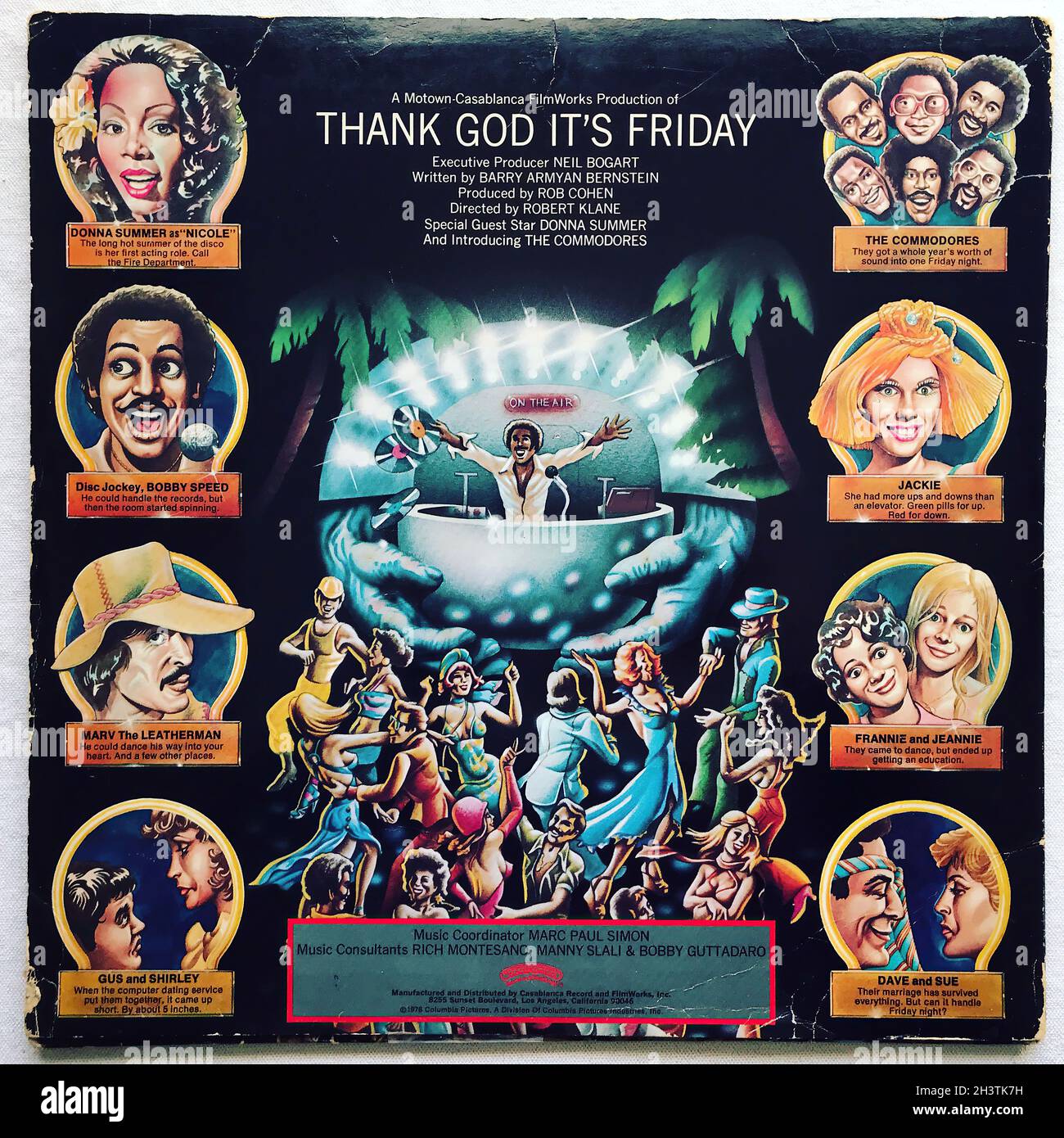 Thank God It's Friday (1978) Soundtrack Lp - Original Vinyl Record ...