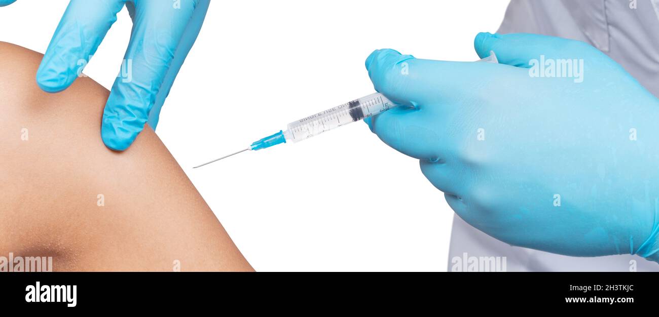 Vaccine doctor patient hi-res stock photography and images - Alamy