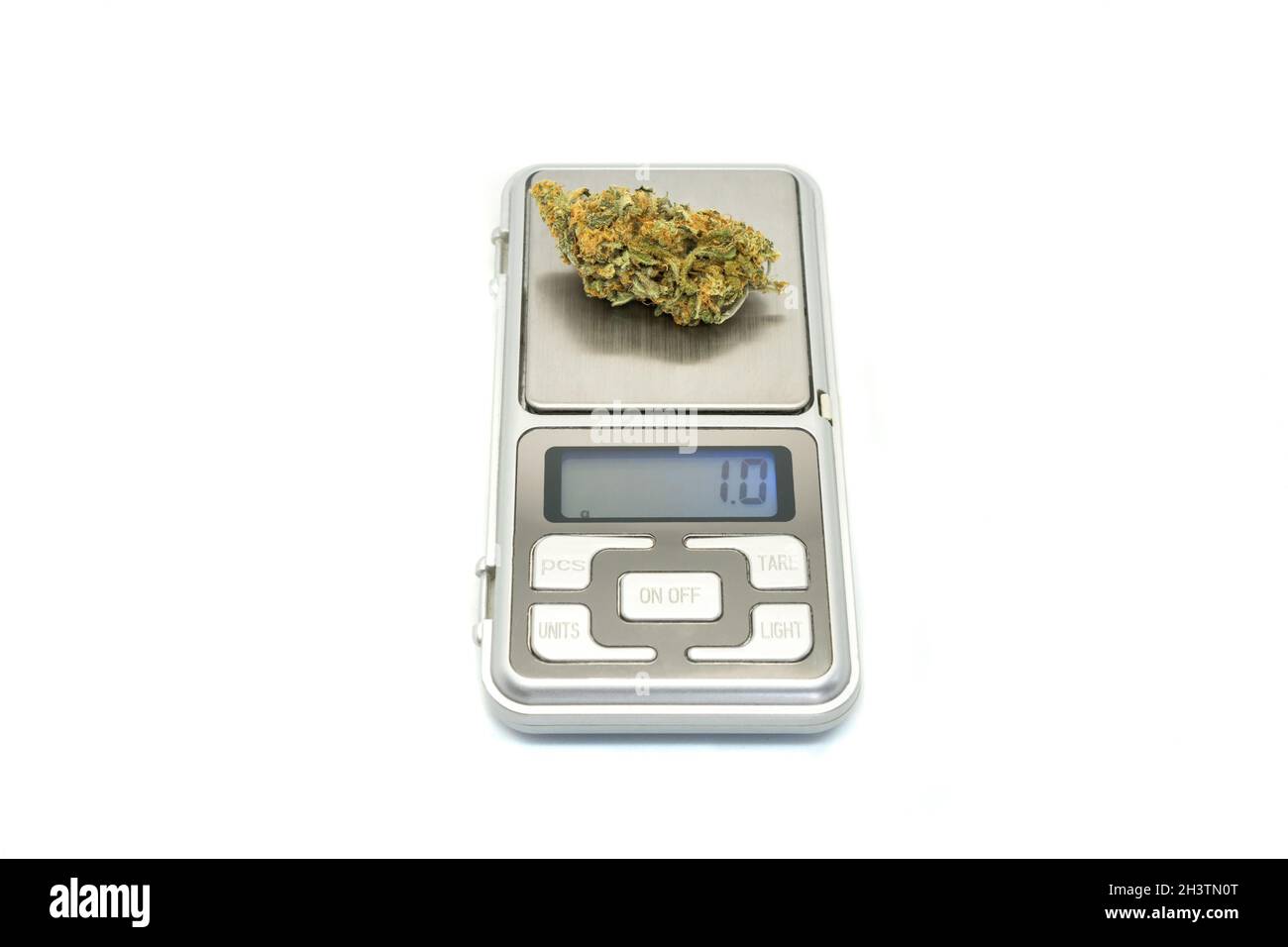 Marijuana Buds And Weighing Scale - Stock Video