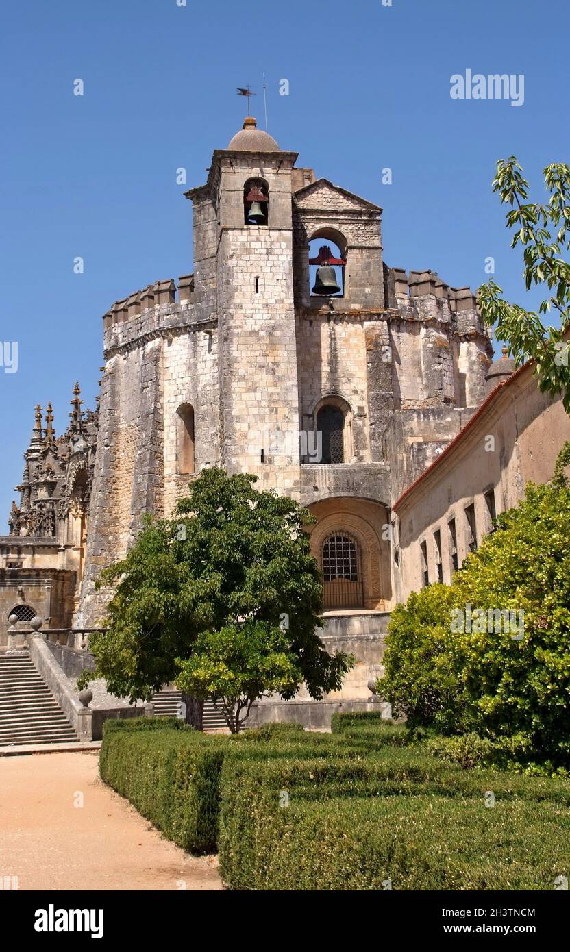 Convento de Cristo in Tomar, Centro - Portugal Stock Photo