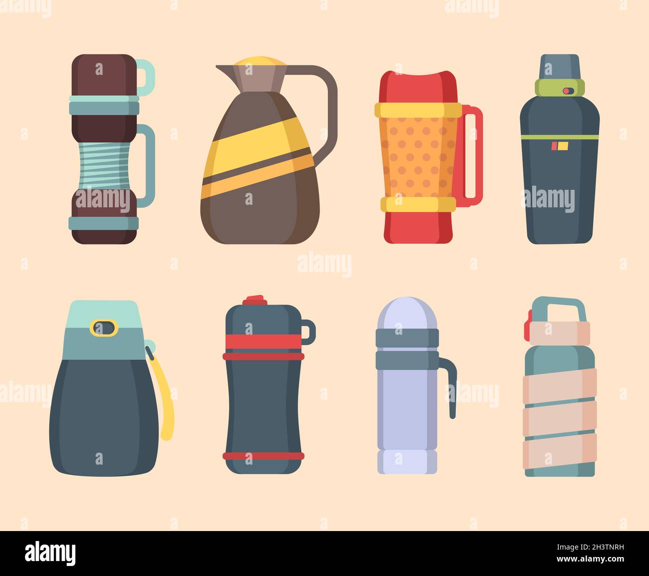 https://c8.alamy.com/comp/2H3TNRH/vacuum-flask-steel-mug-and-thermos-for-water-or-liquids-containers-bottles-for-coffee-and-food-vector-flat-pictures-2H3TNRH.jpg