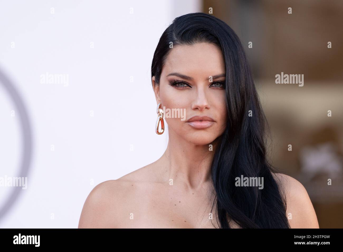 Lido di Venezia, Italy - Adriana Lima attends at the red carpet Venice