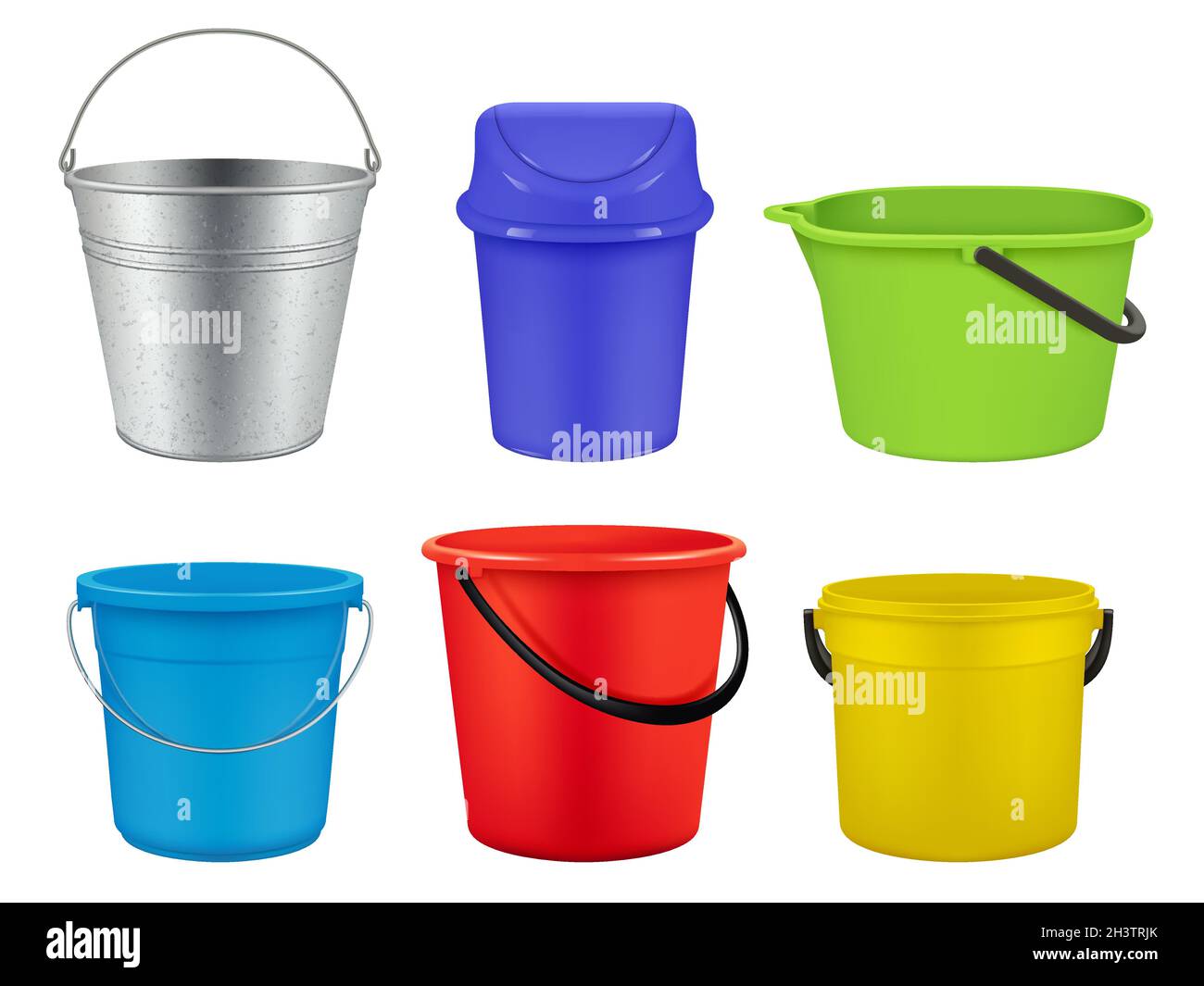 Household buckets Cut Out Stock Images & Pictures - Page 2 - Alamy