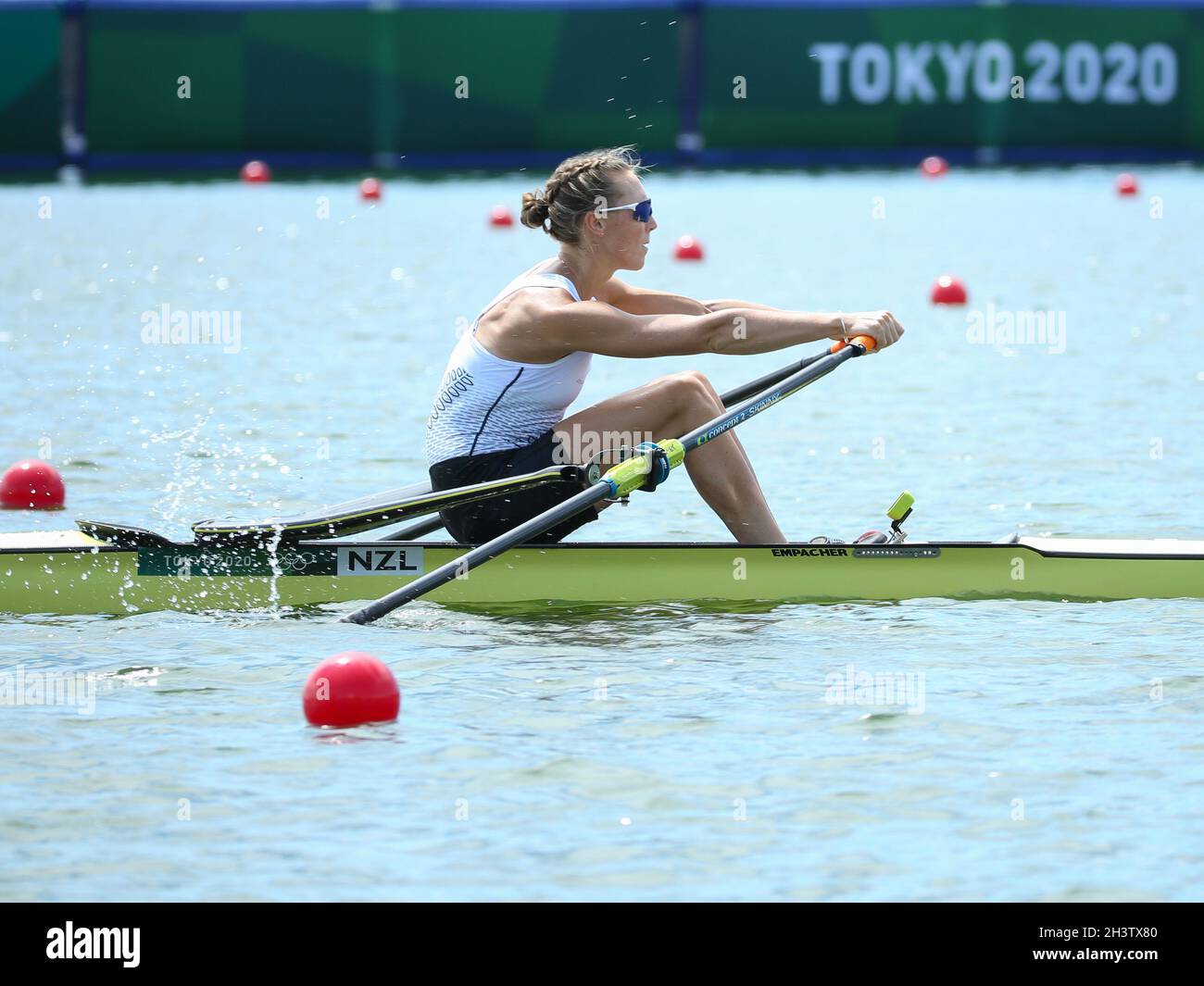 JULY 23rd, 2021 - TOKYO, JAPAN: Emma TWIGG of New Zealand wins the ...