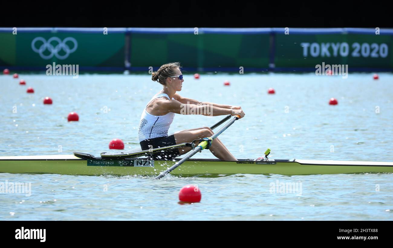 JULY 23rd, 2021 - TOKYO, JAPAN: Emma TWIGG of New Zealand wins the ...
