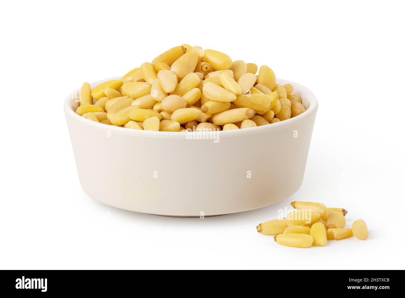 Pine nuts Stock Photo