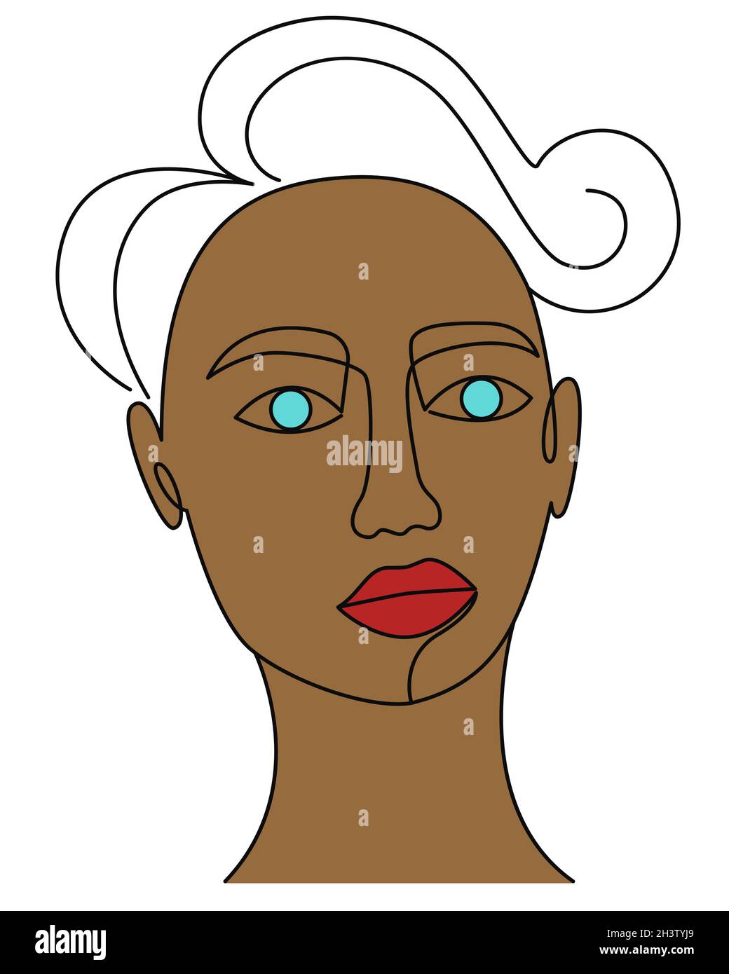 Dark Skinned Model Cut Out Stock Images & Pictures - Alamy