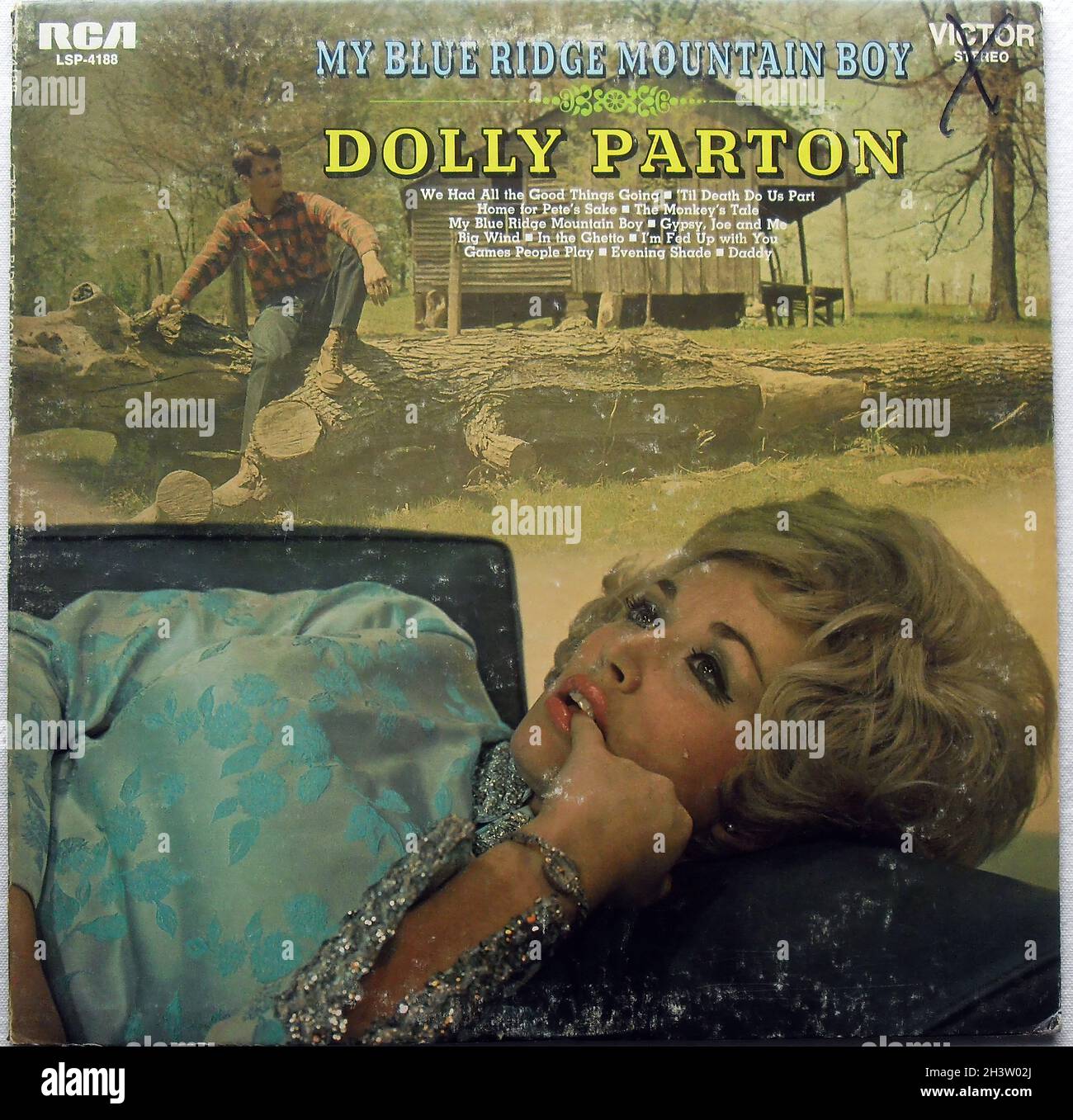 Dolly Parton 1960s Blue Ridge Mountain Boy Country Music Lp Record