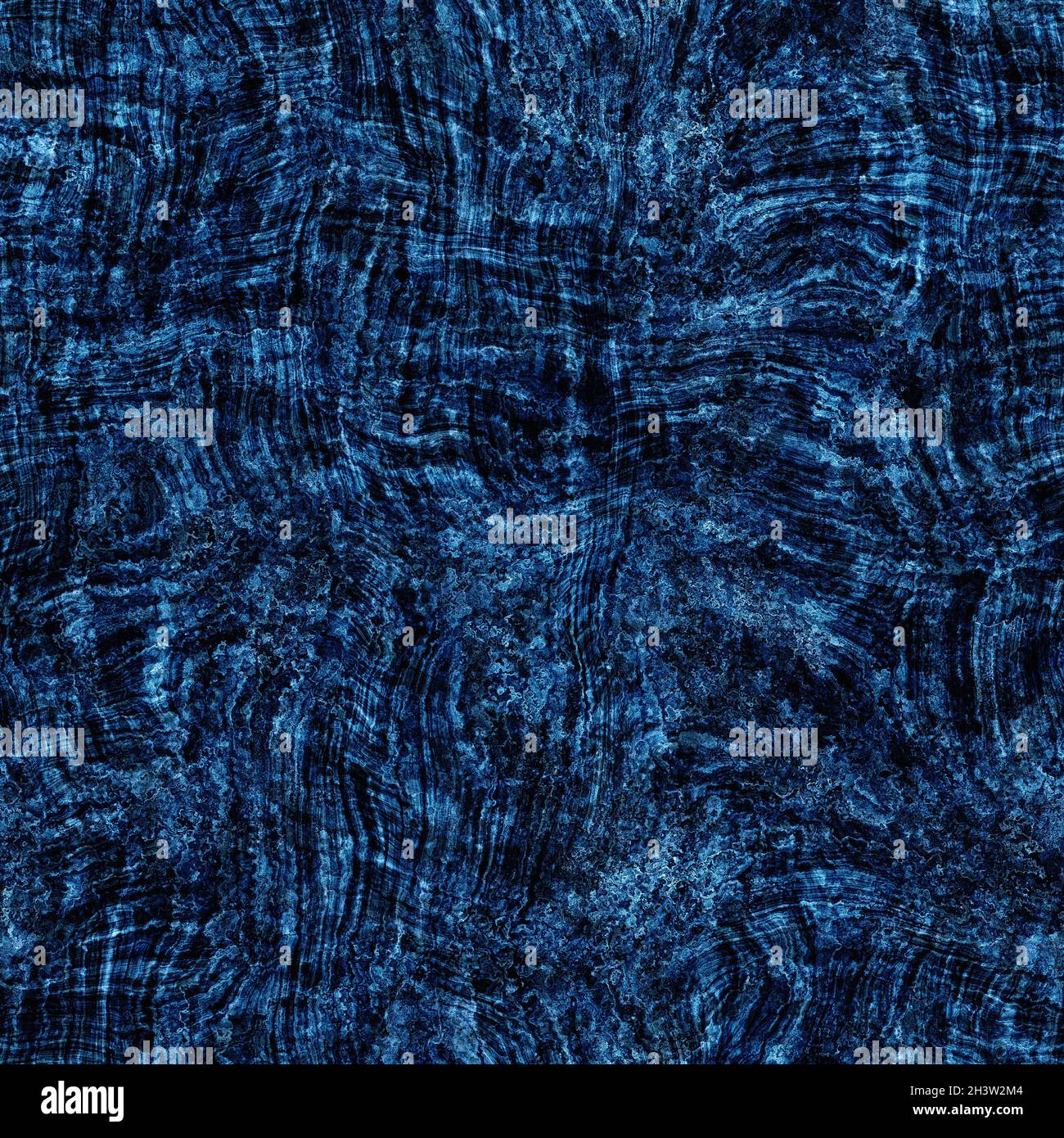 Seamless indigo block print texture on navy blue woven effect ...