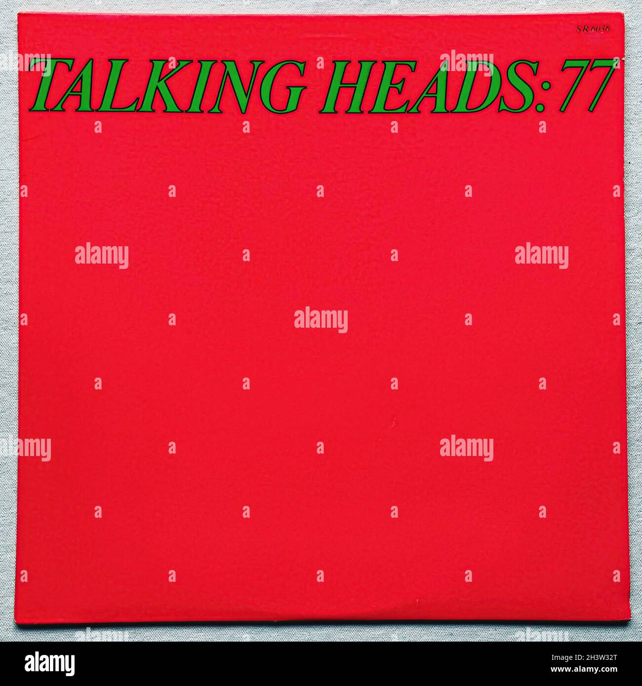 Talking Heads '77 Lp (1977) - Original Vinyl Record Stock Photo