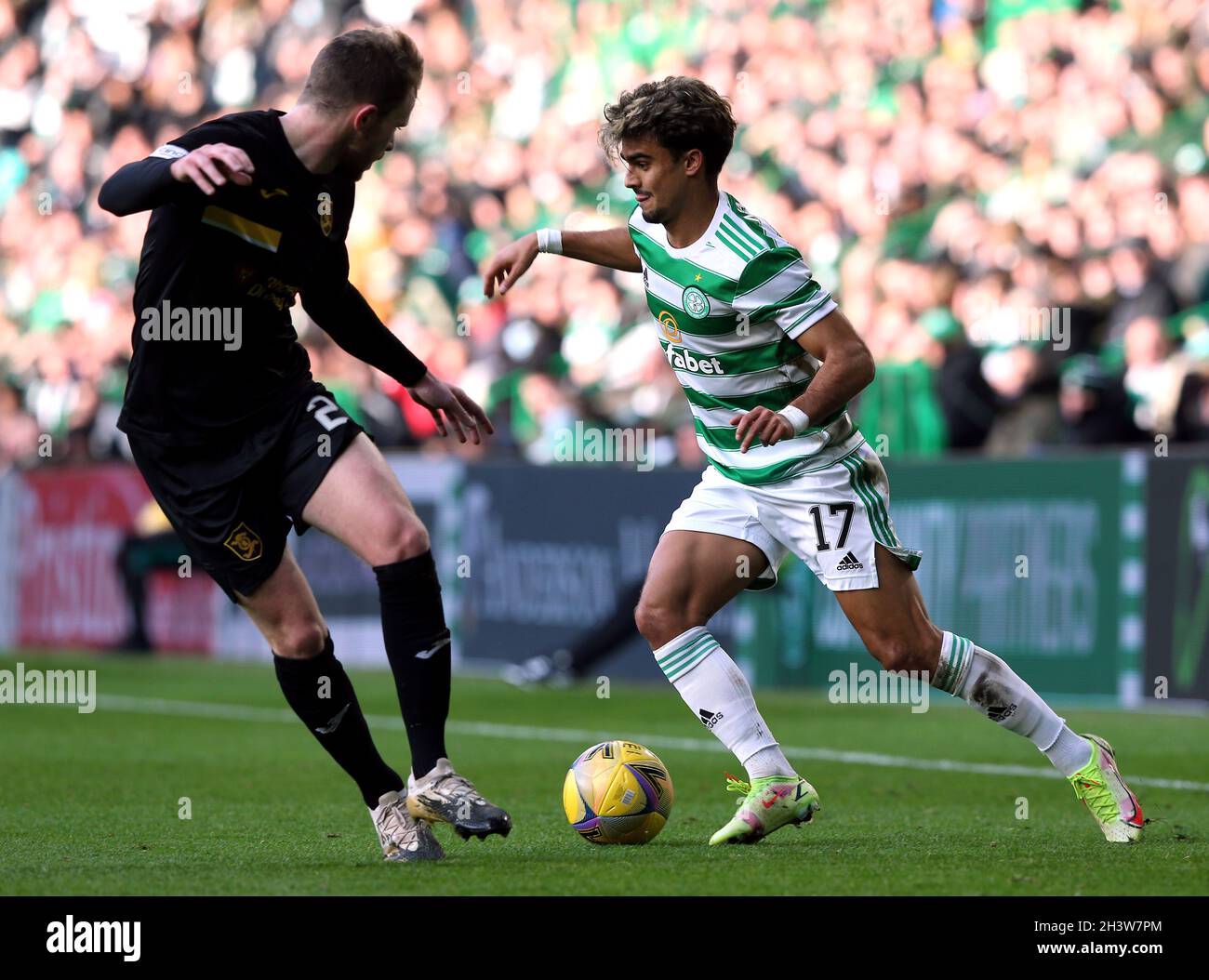 Celtic’s Joao Pedro Jota in action during the cinch Premiership match ...