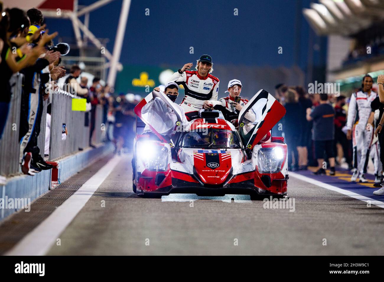 31 Frijns Robin (nld), Habsburg-Lothringen Ferdinand (aut), Milesi Charles (fra), Team WRT, Oreca 07 - Gibson, action during the 6 Hours of Bahrain, 5th round of the 2021 FIA World Endurance Championship, FIA WEC, on the Bahrain International Circuit, from October 28 to 30, 2021 in Sakhir, Bahrain - Photo: Joao Filipe/DPPI/LiveMedia Stock Photo