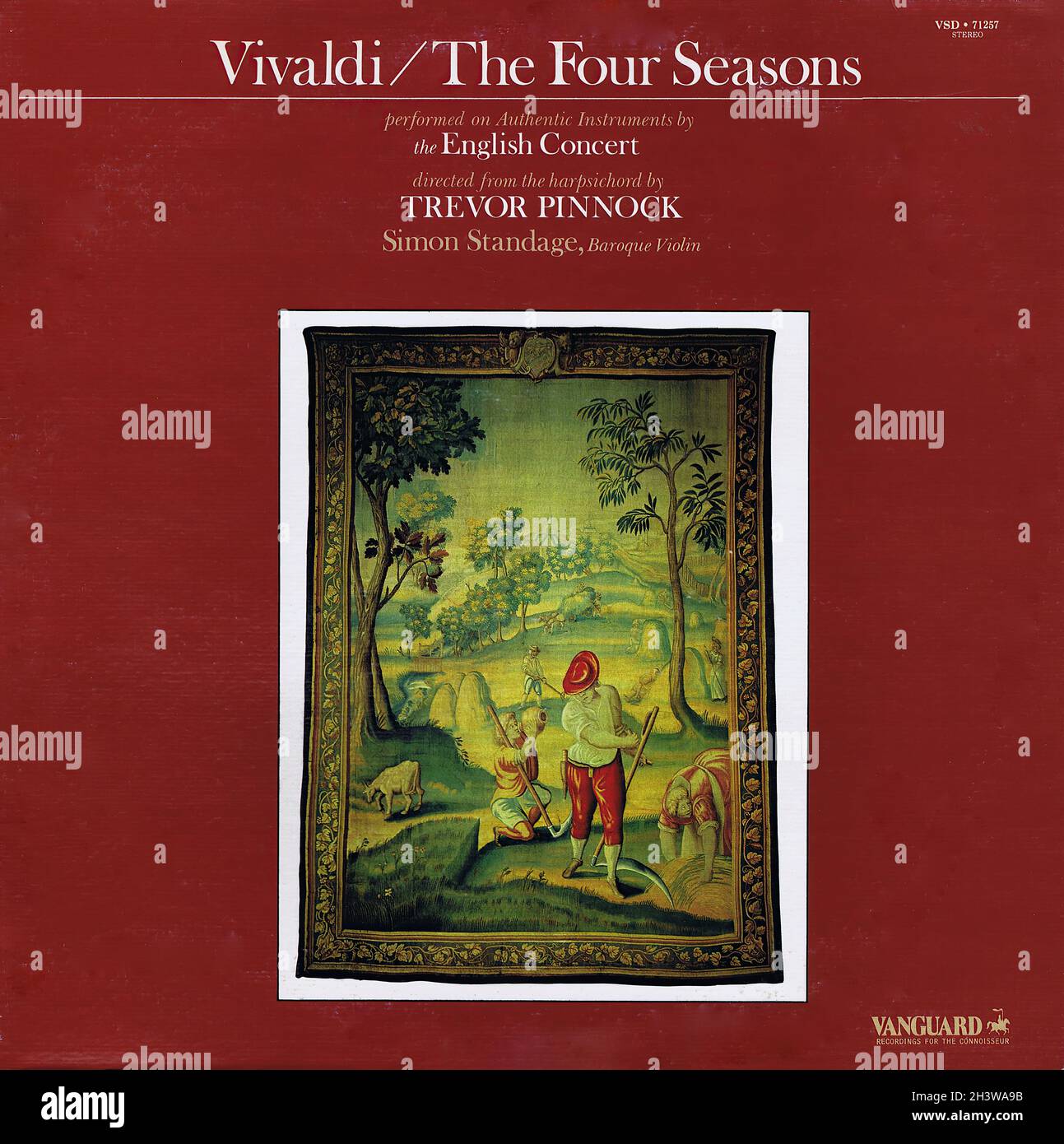 Vivaldi Four Seasons - Pinnock Vanguard - Classical Music Vintage Vinyl  Record Stock Photo - Alamy