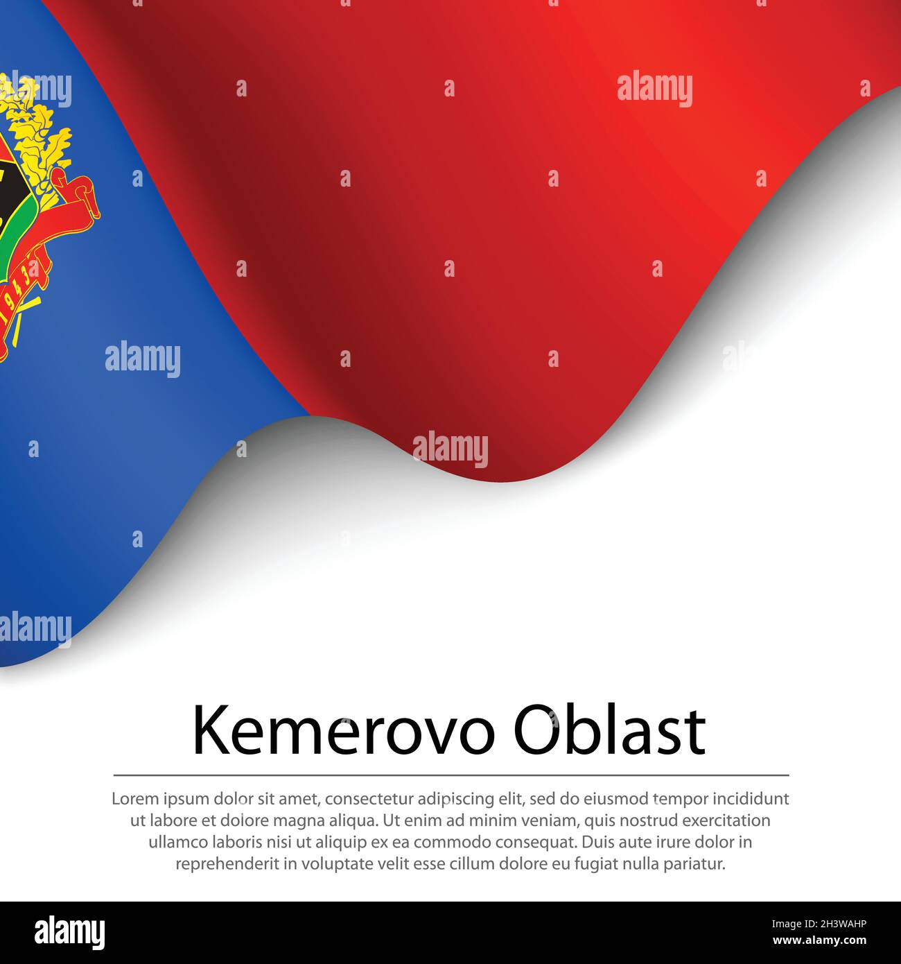 Kemerovo flag Stock Vector Images - Alamy