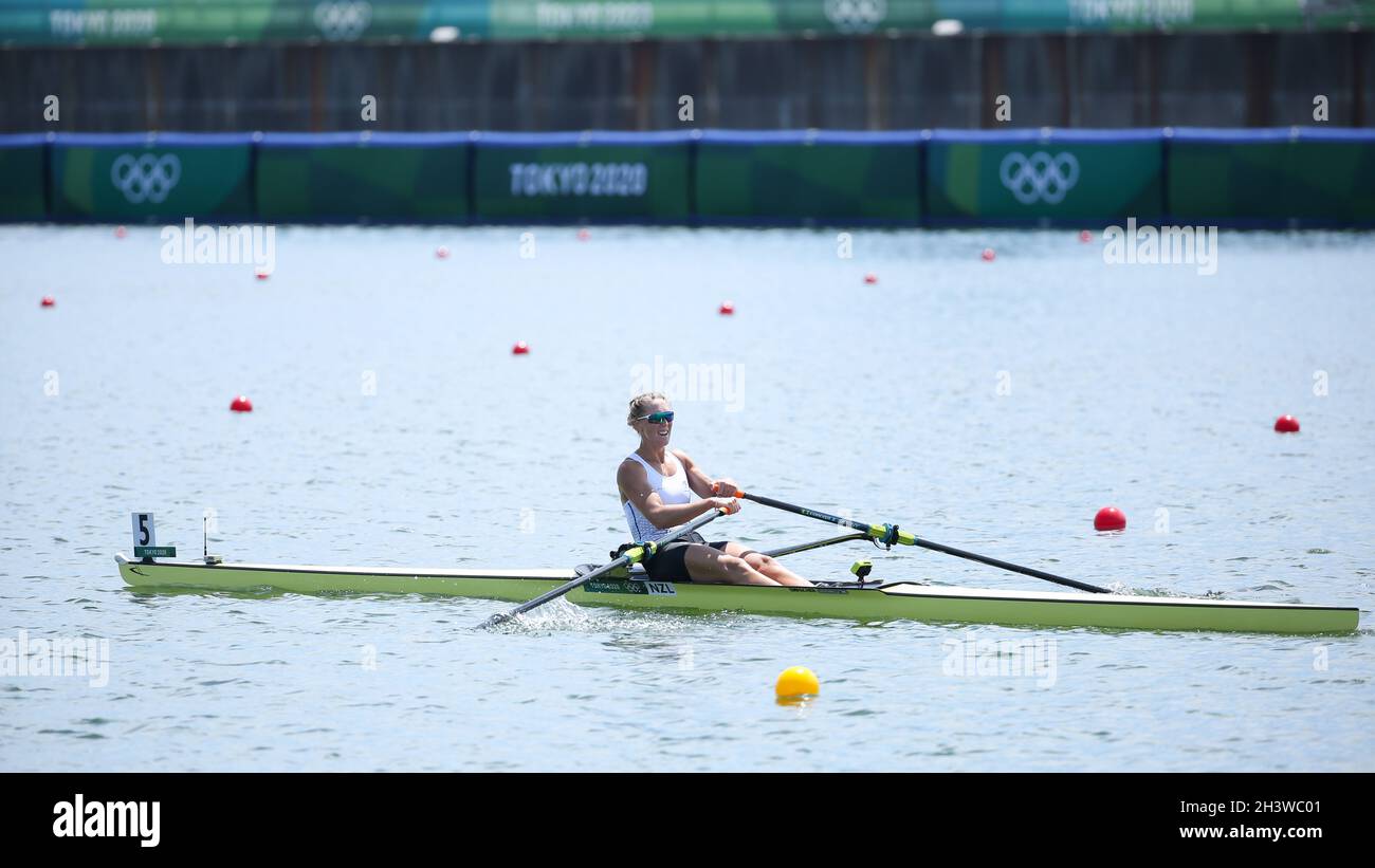 JULY 23rd, 2021 - TOKYO, JAPAN: Emma TWIGG of New Zealand wins the ...