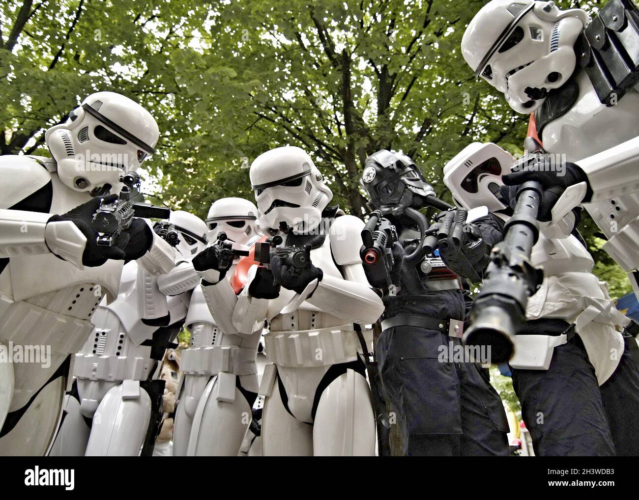 Star Trooper from Star Wars - Scene at film premiere Stock Photo