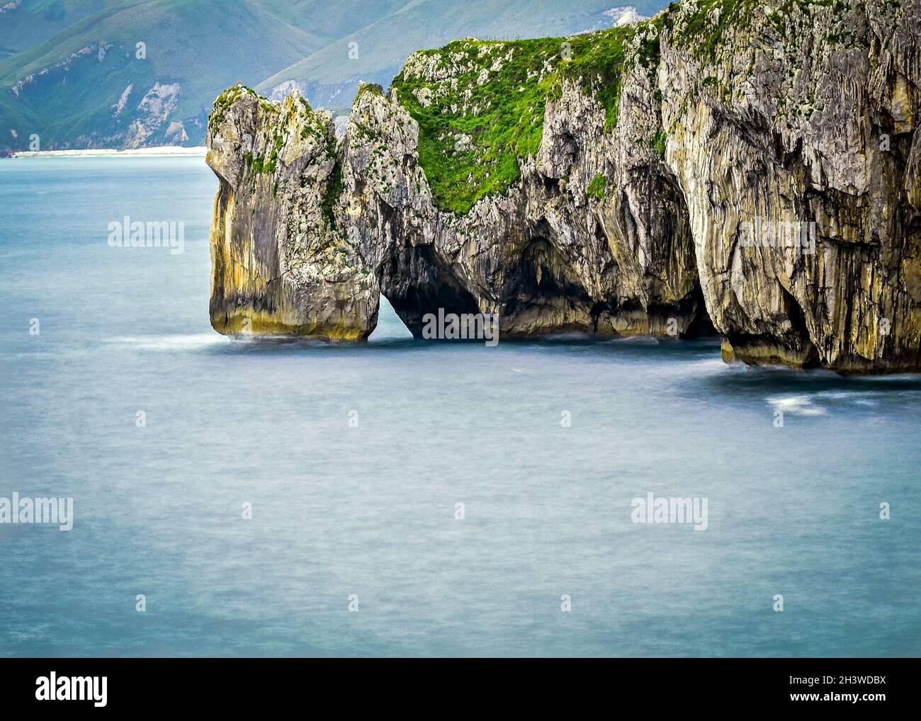 Atlantic cliffs in northern Spain Stock Photo - Alamy