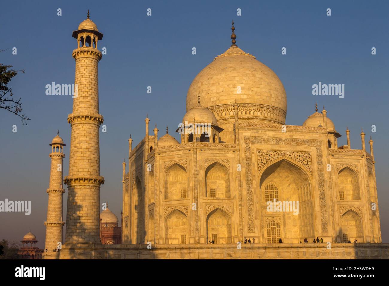 Golden Taj Mahal Stock Photo